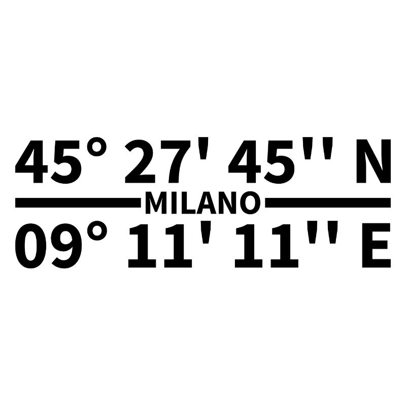Milano coordinates