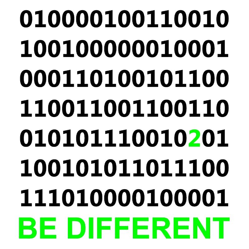 Be Different - Binary - Digital