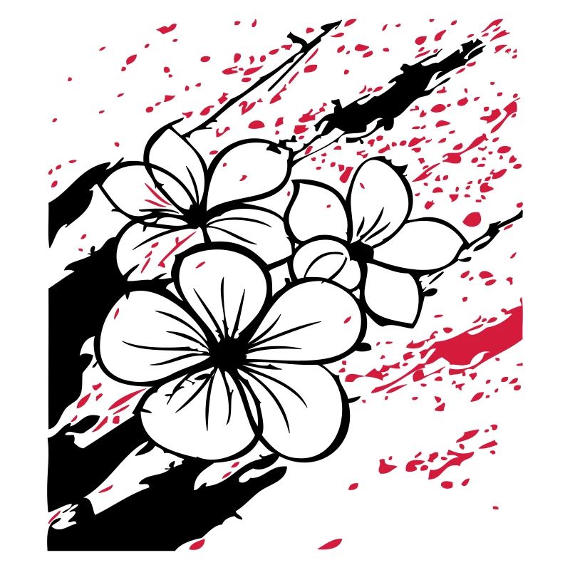 Fleurs dans le vent, Fleurs