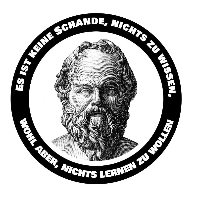 Socrate apprend la connaissance honte citation disant école