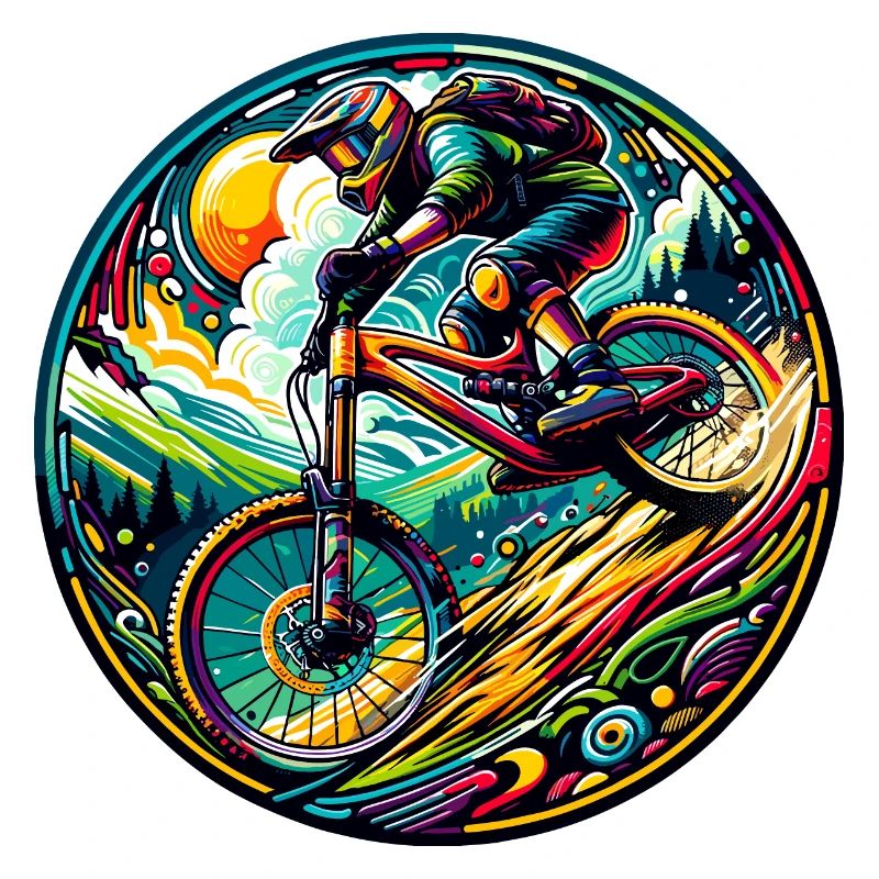 Psychedelic Spin MTB