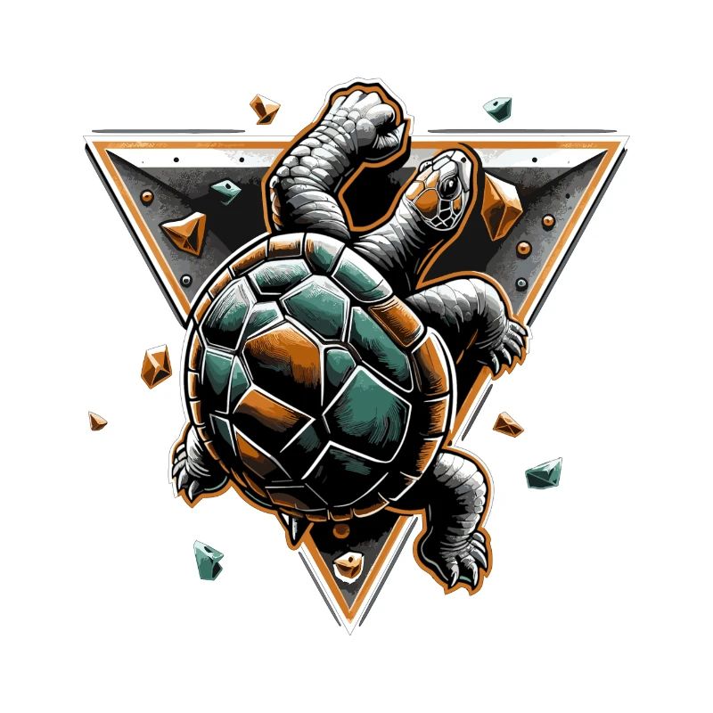 Bouldering Turtle Climbing Gift