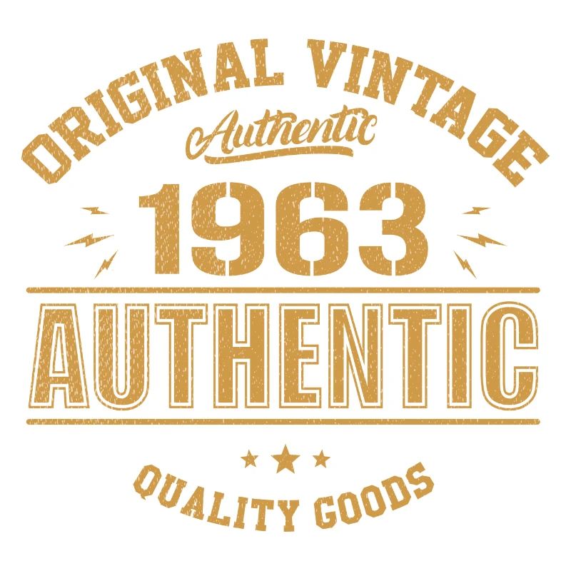 Authentic 1963 Original 1963 Birthday Gift
