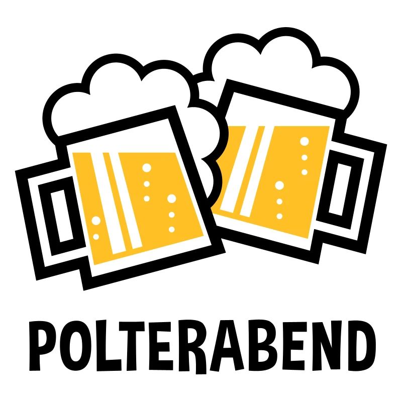 Polterabend (JGA Bier Bayrische Bierkrüge / 2C)