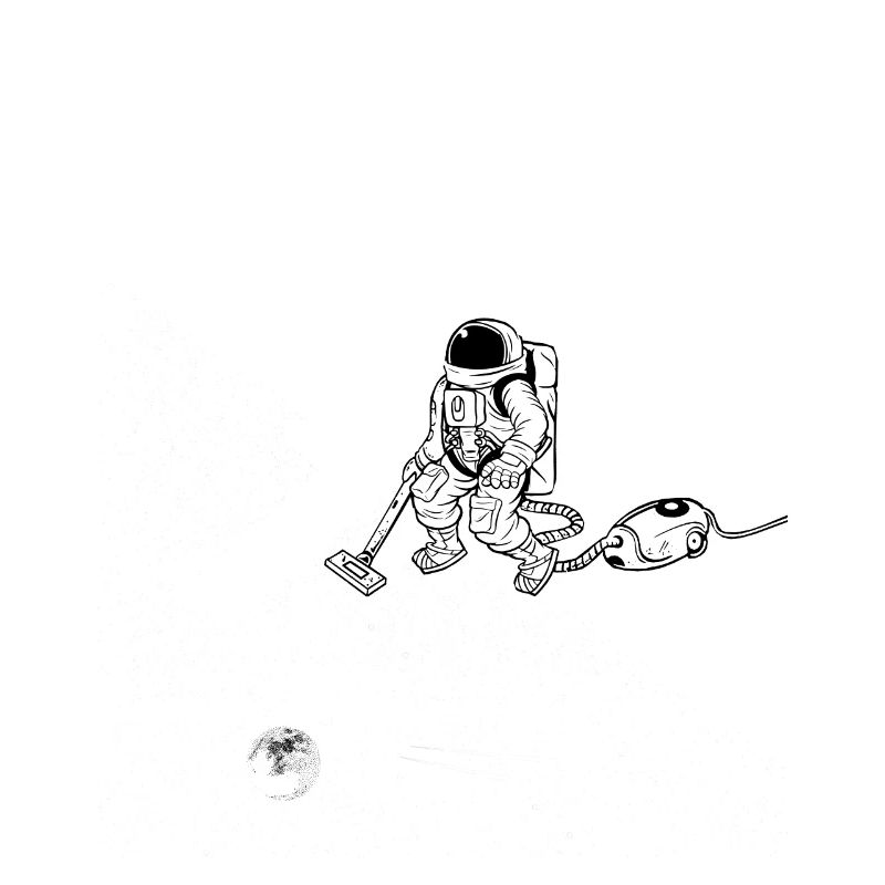 Space vacuum cleaner