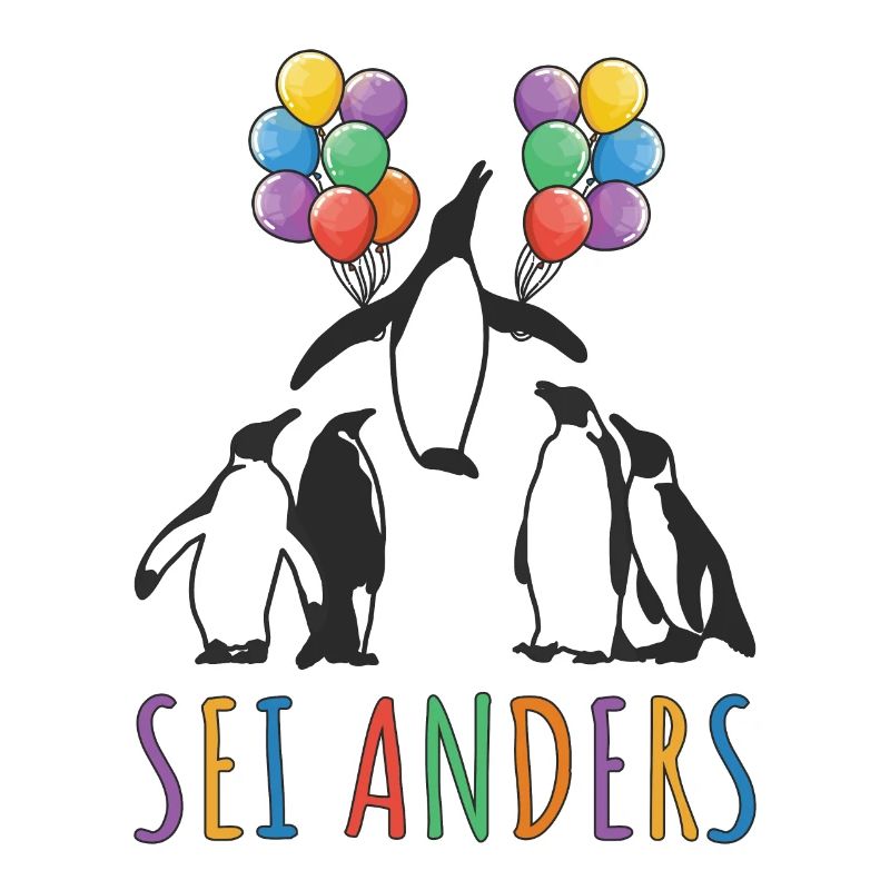 Pinguin Motivation Sei Anders Kreative Menschen