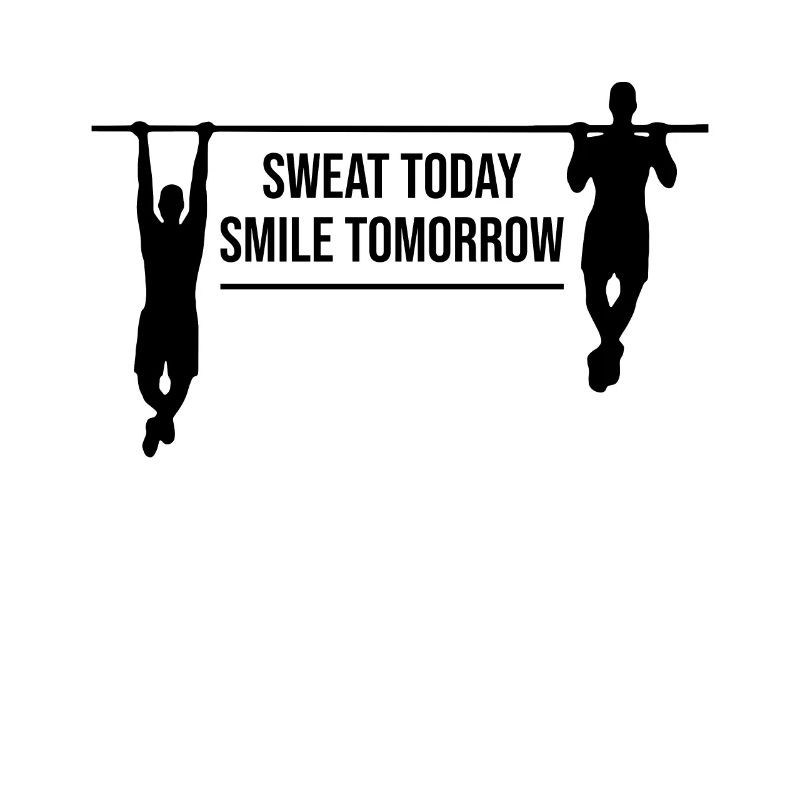 Pull-ups motivating saying fitness training