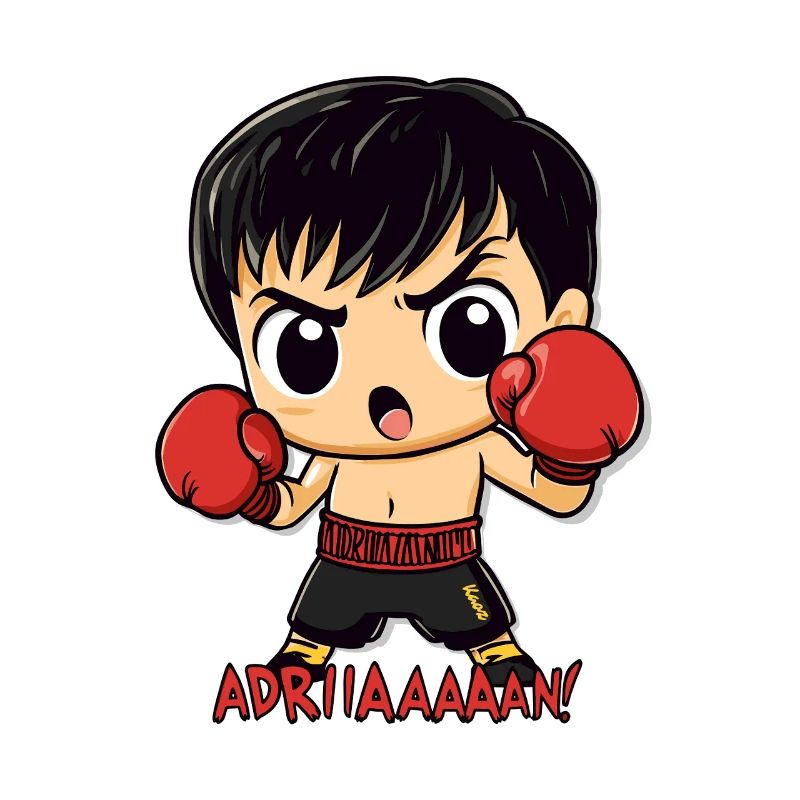 Chibi Boxer – Kampfgeist mit Kultzitat