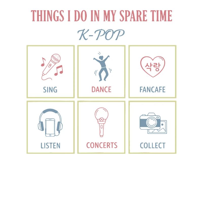 Choses que je fais pendant mon temps libre : la danse chantée de la K-pop