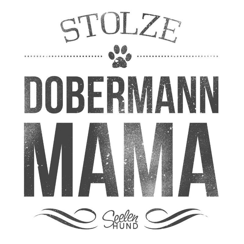 Stolze Dobermann-Mama