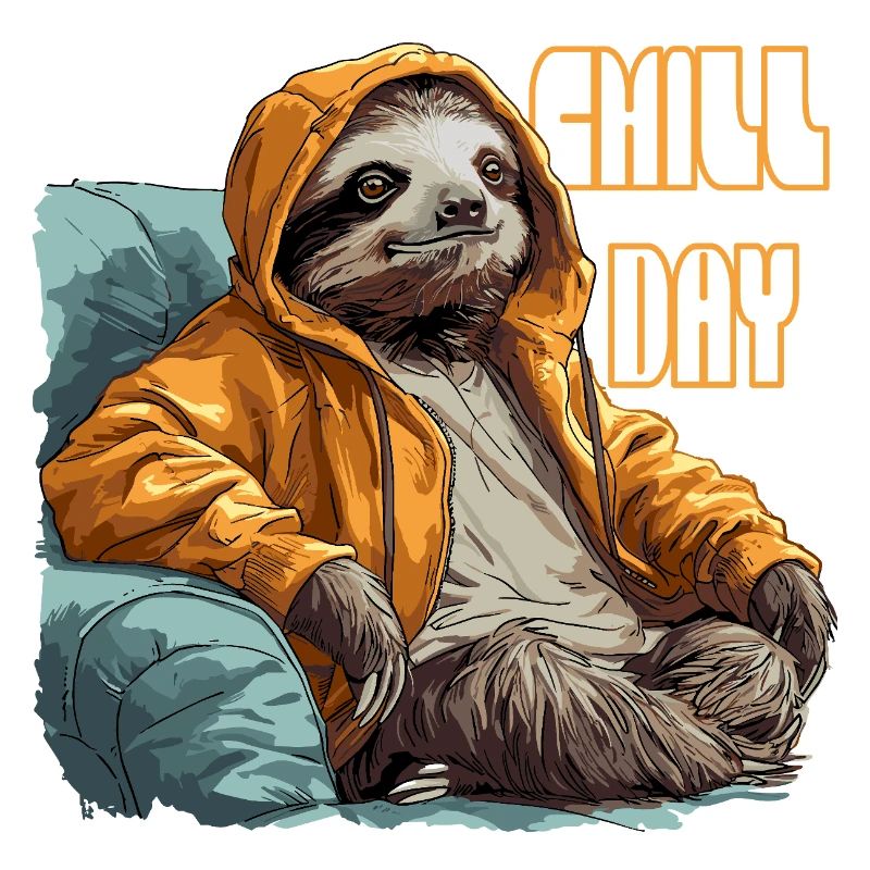 Sloth chill day