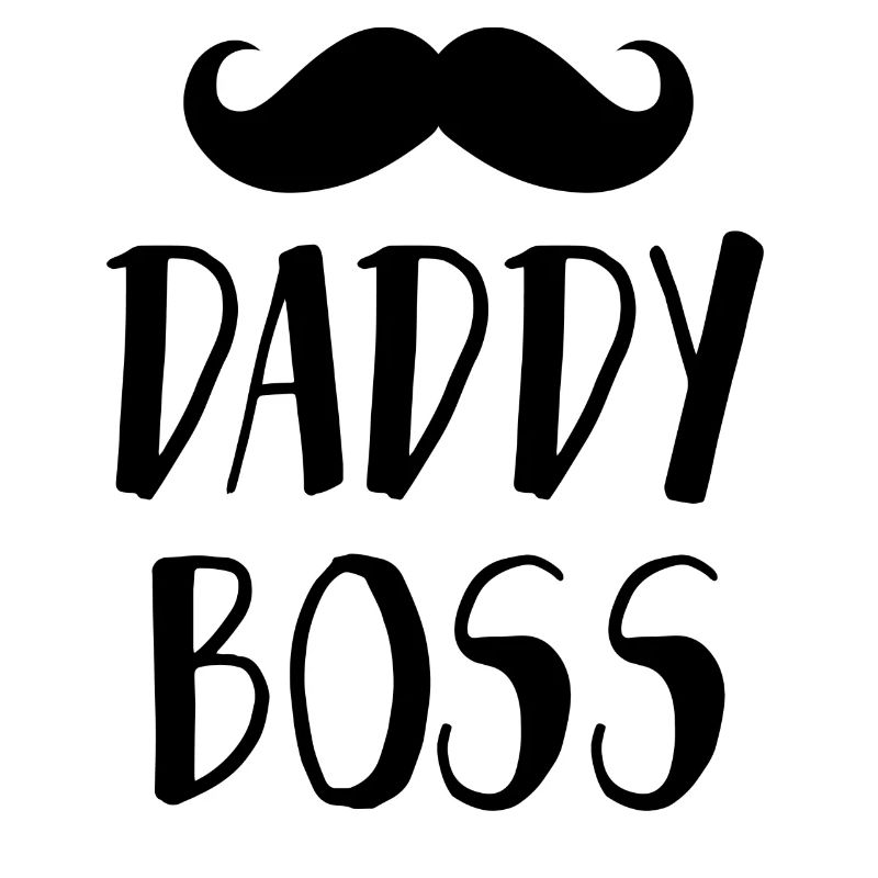 T-Shirt Daddy Boss Beard Mustache Gift Iddee
