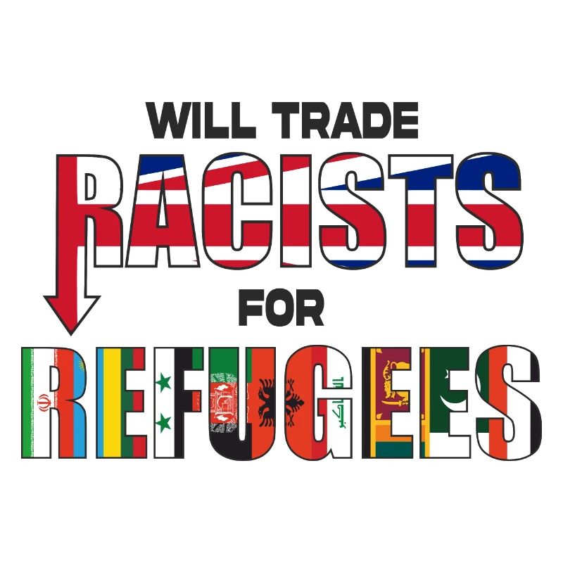 Wird Rassisten gegen Flüchtlinge tauschen