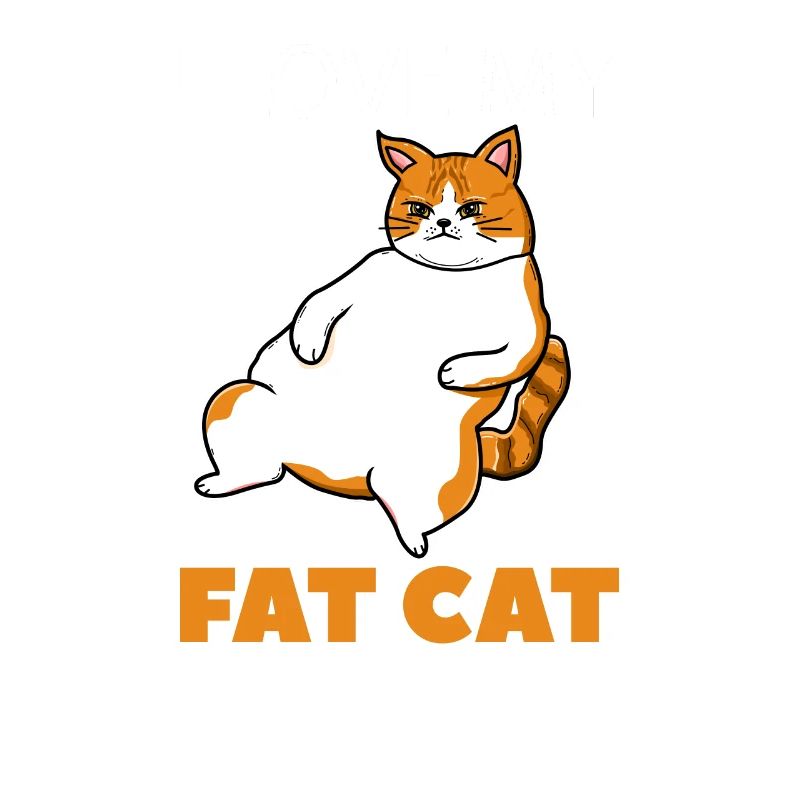 Amant de chat gros chat