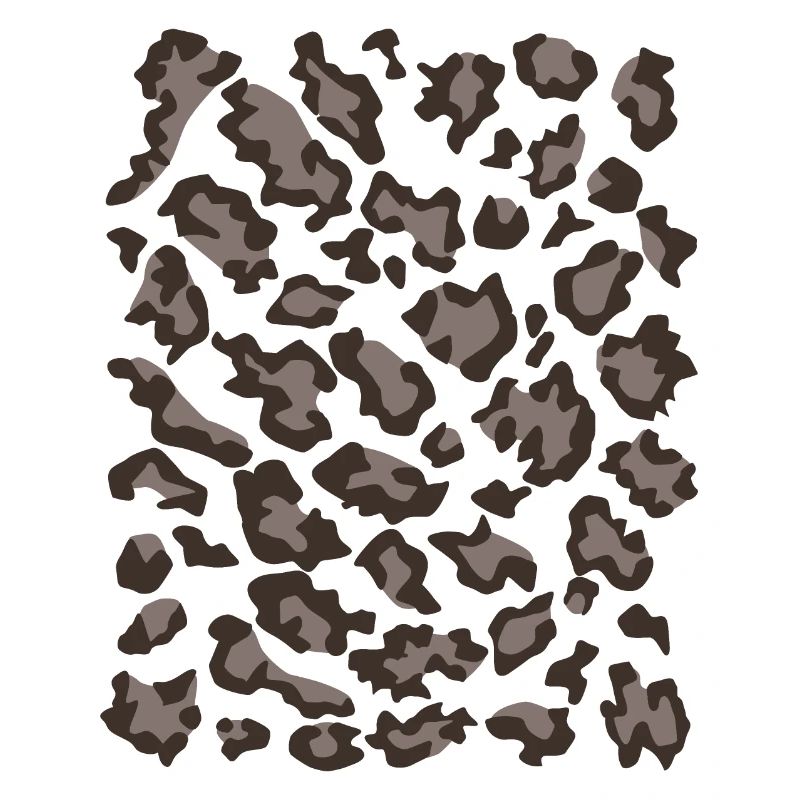 Snow leopard pattern dark