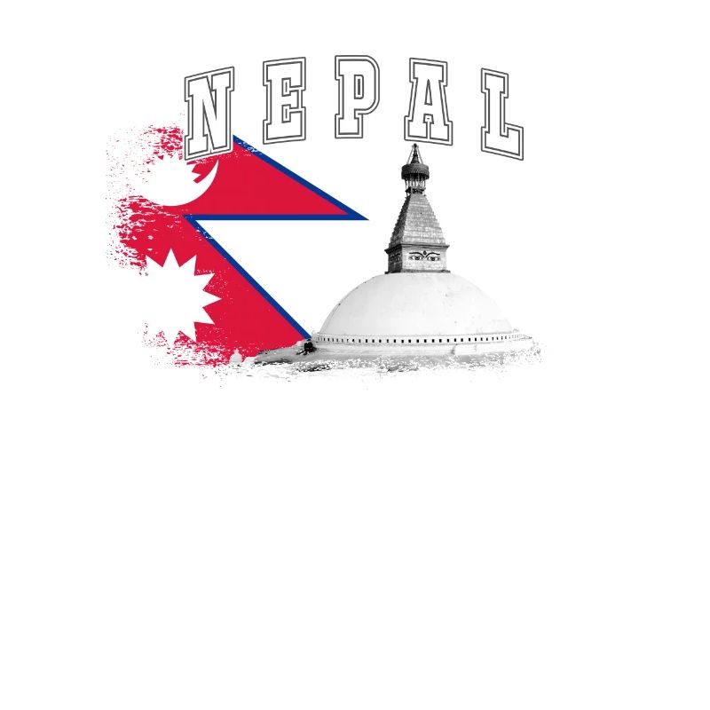 Népal Drapeau de Katmandou Asie