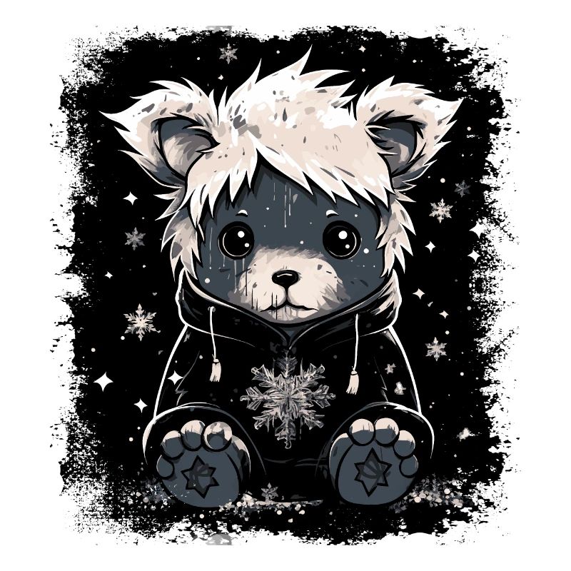 Cute Emo Teddy Bear