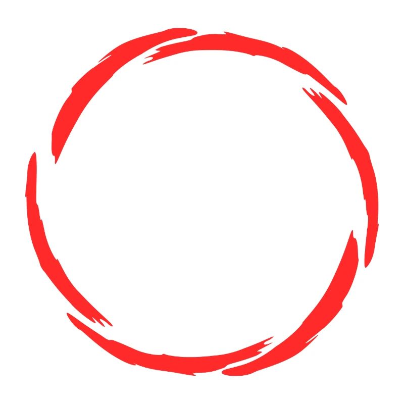Circle symbol new variant Red