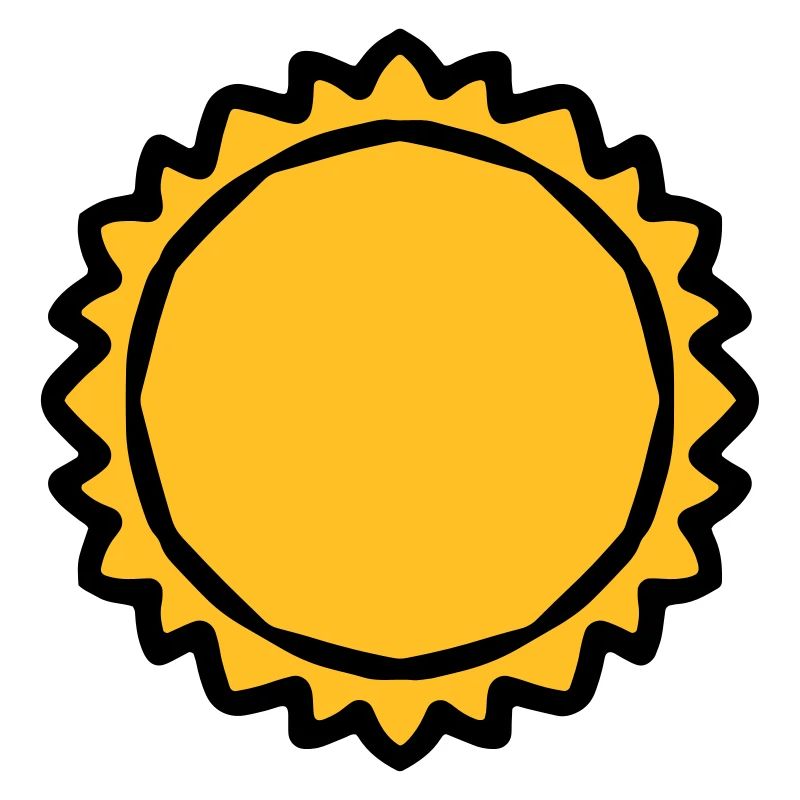 Thick big sun