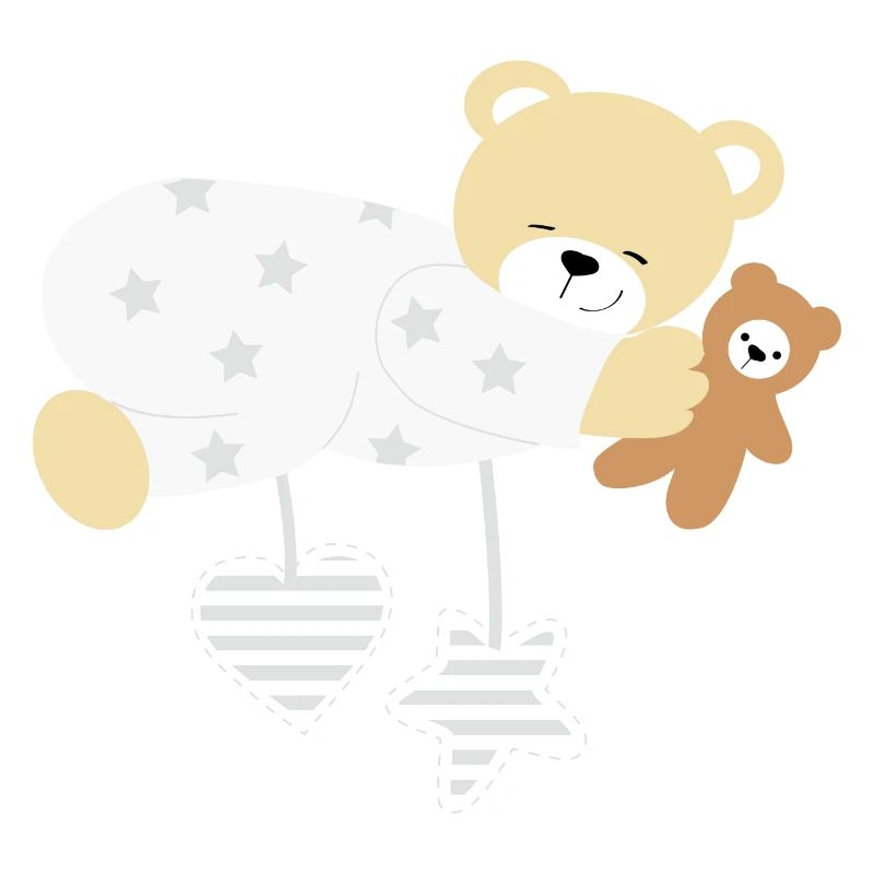 Schlafbär mit Teddy