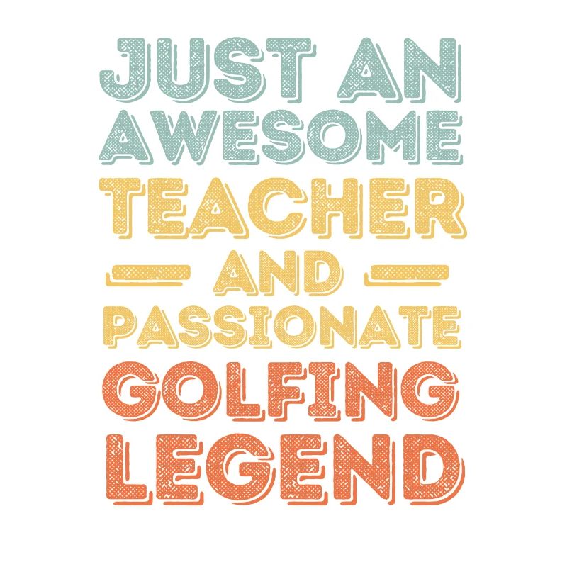 Lehrer Golfen retro