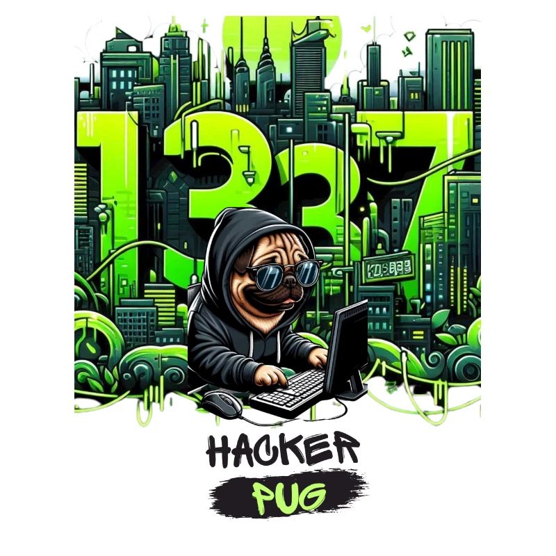 Cyber Pug: The Hacker Pug