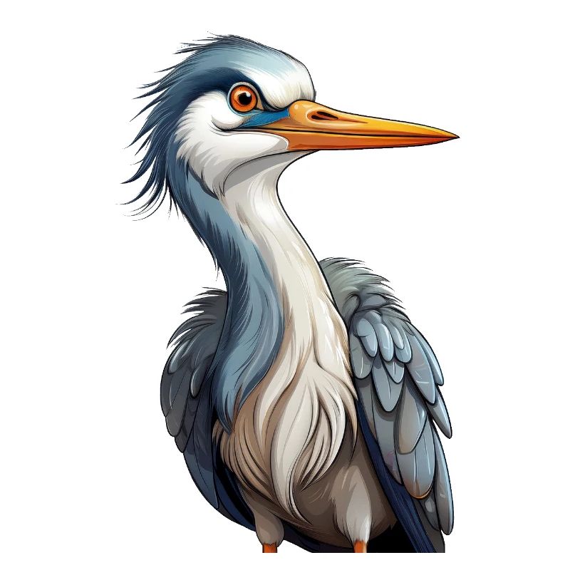 Grey heron or heron