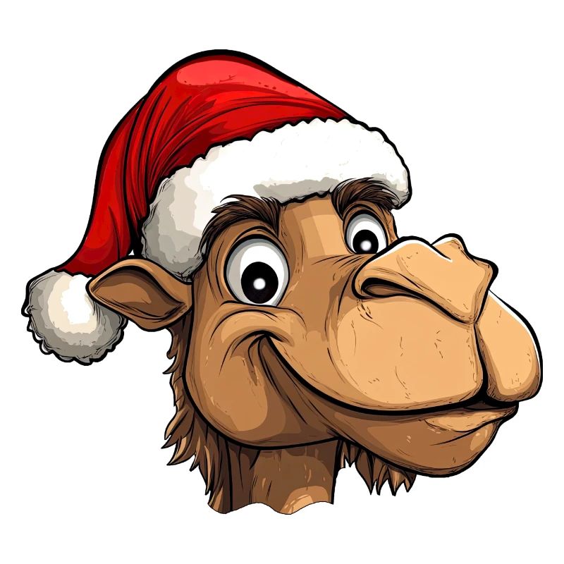 Kamel Weihnachtsmann