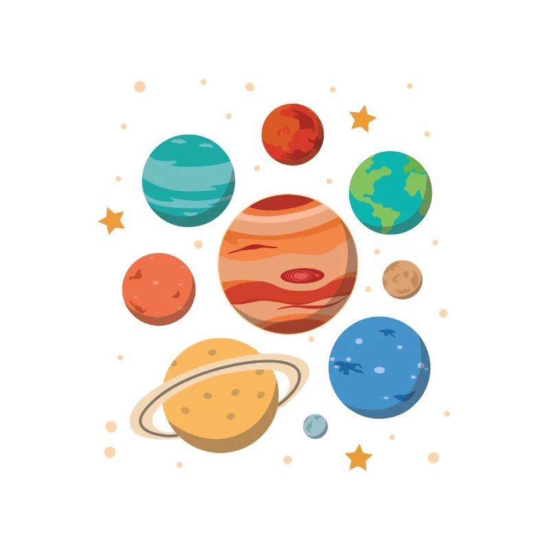 playful planets in the solar system universe