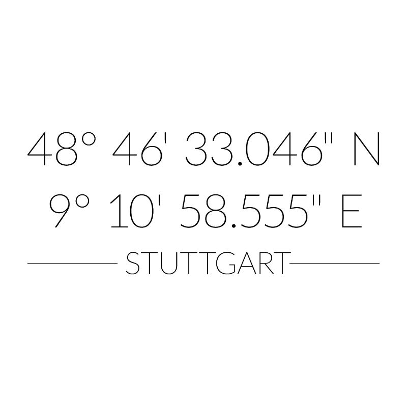Stuttgart Coordinates