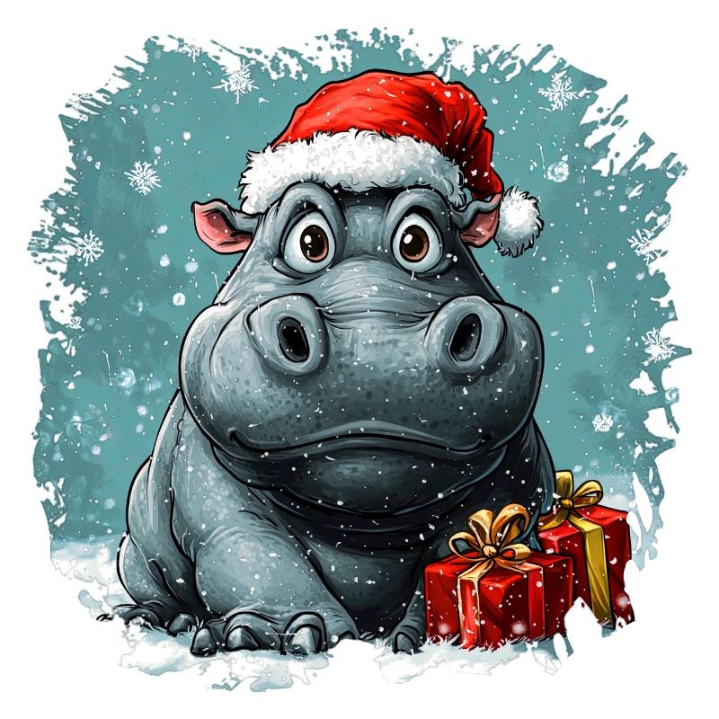 Noël des hippopotames