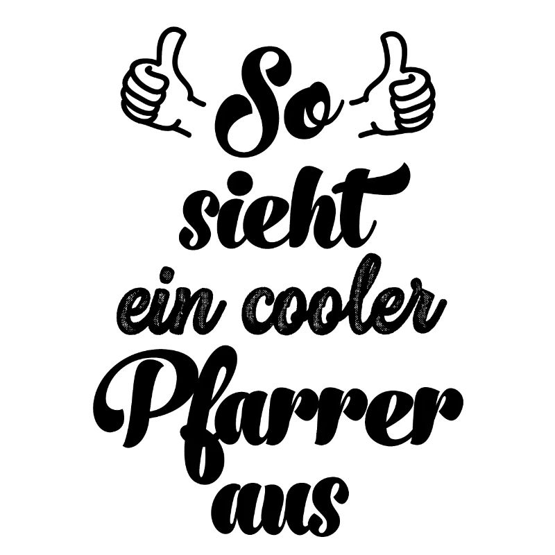 So sieht ein cooler Pfarrer aus Pastor Kirche Gott