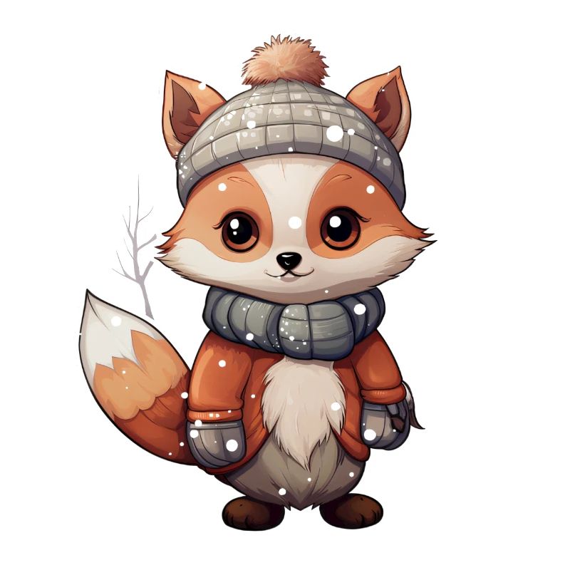 Fuchs im Schnee