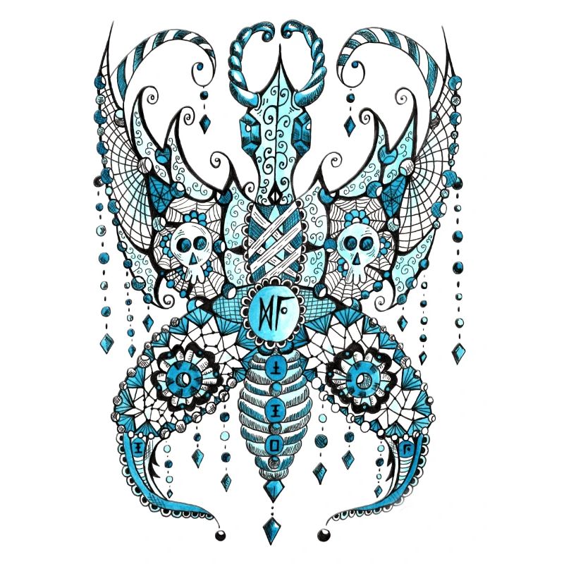 Papillon Lilou Turquoise