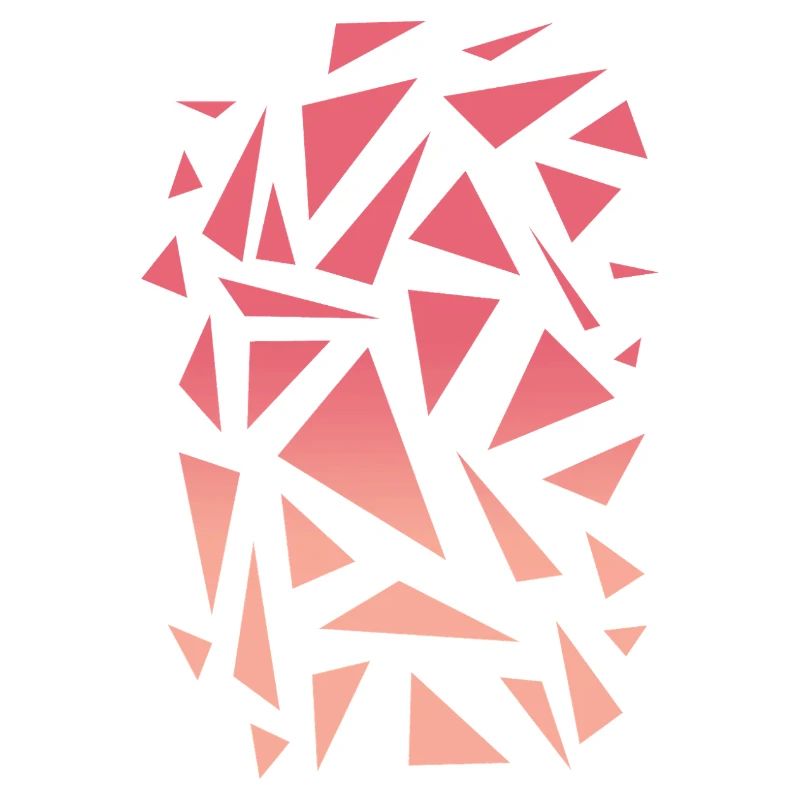 Triangle Pattern - Pink Gradient