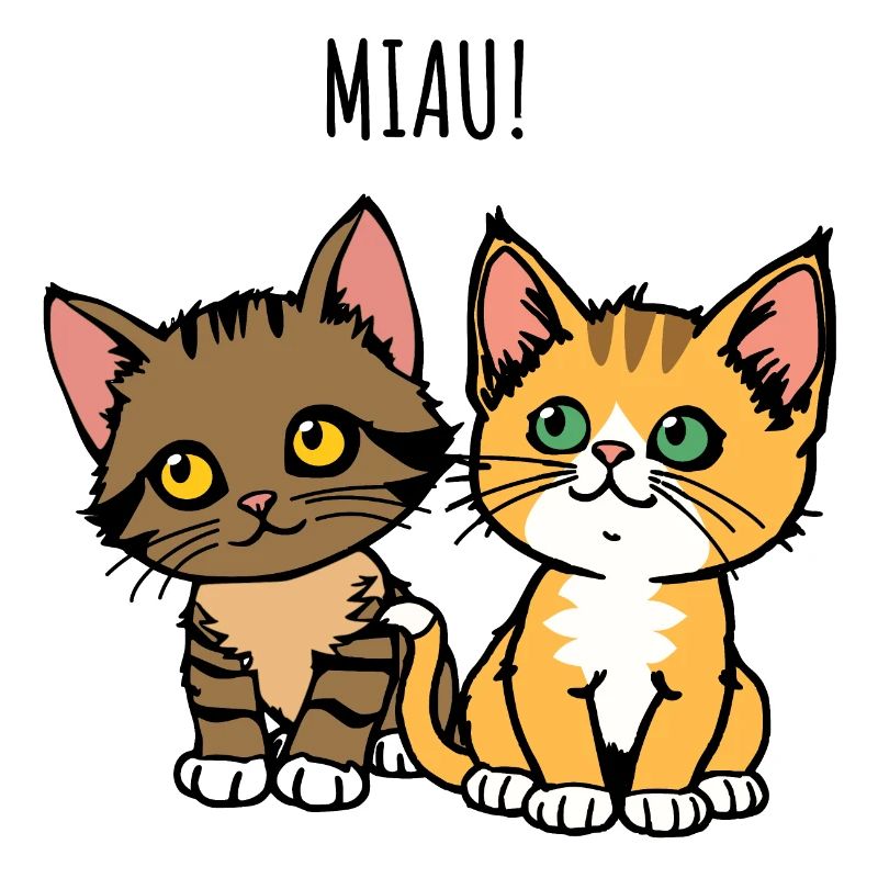 Sieh dir diese niedlichen Katzen Babys an! Miau!