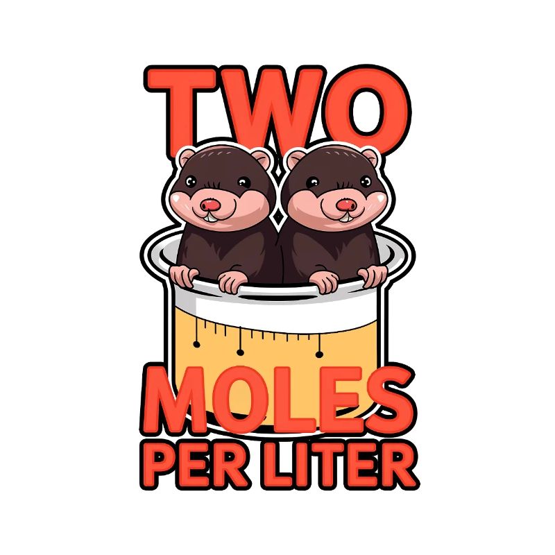 2 Mole - Chimie Jeu de mots sur la science