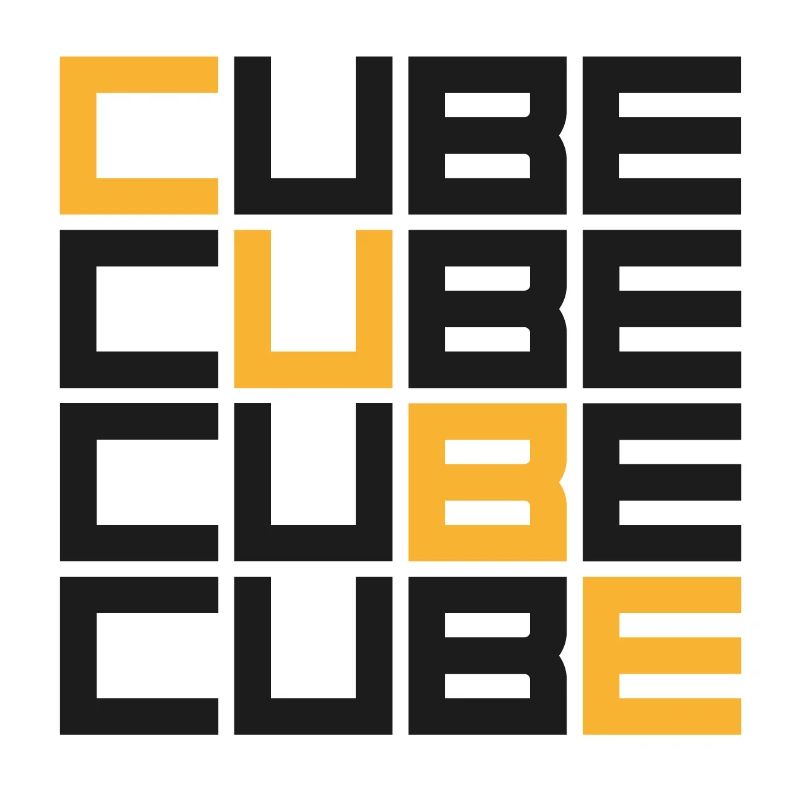 CUBE x 4. Cubing-Cube-Cuber-Speedcubing