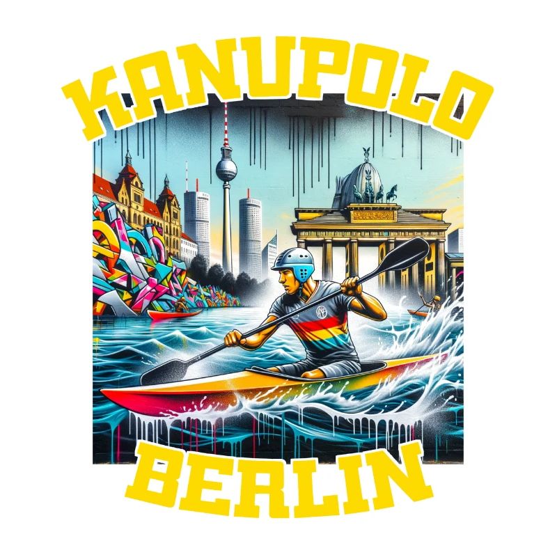 Canoë-polo Berlin Graffiti