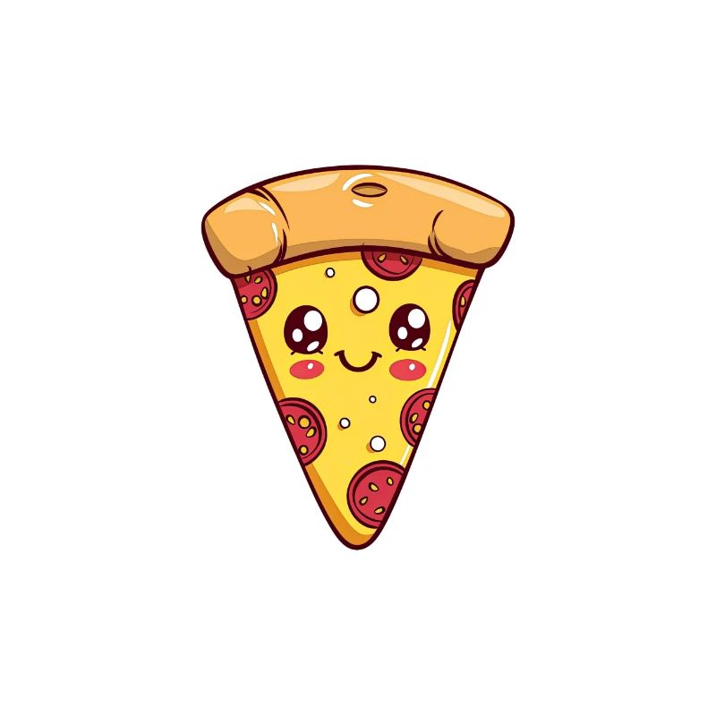Funny Pizza Face