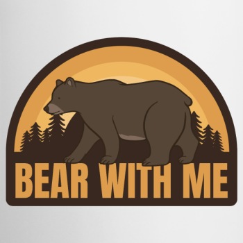Bear with me - Coloured mug