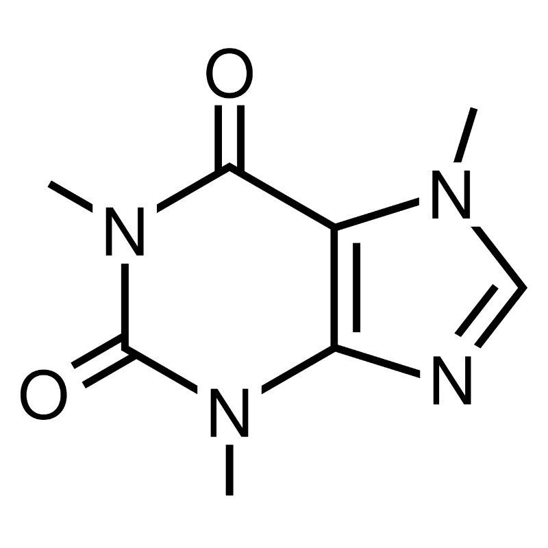 Koffein Molekül Strukturformel