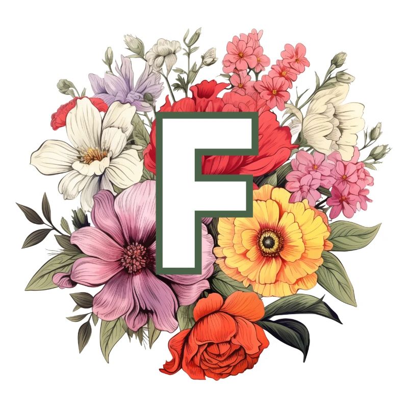 F Monogram Bouquet