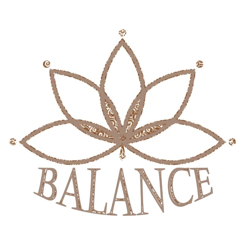 Équilibre de conception de yoga