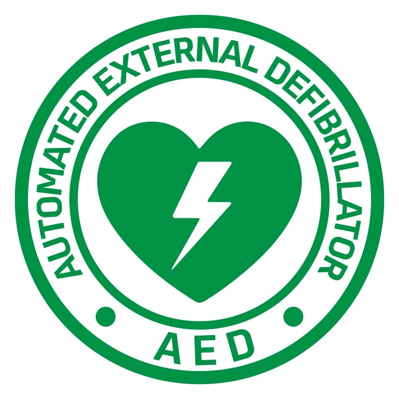 AED emergency defibrillator First Aid