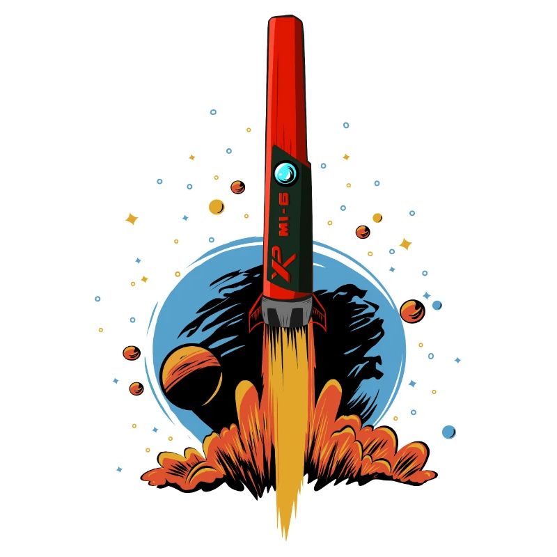 Mi-Rocket - Pinpointer beim Sondeln