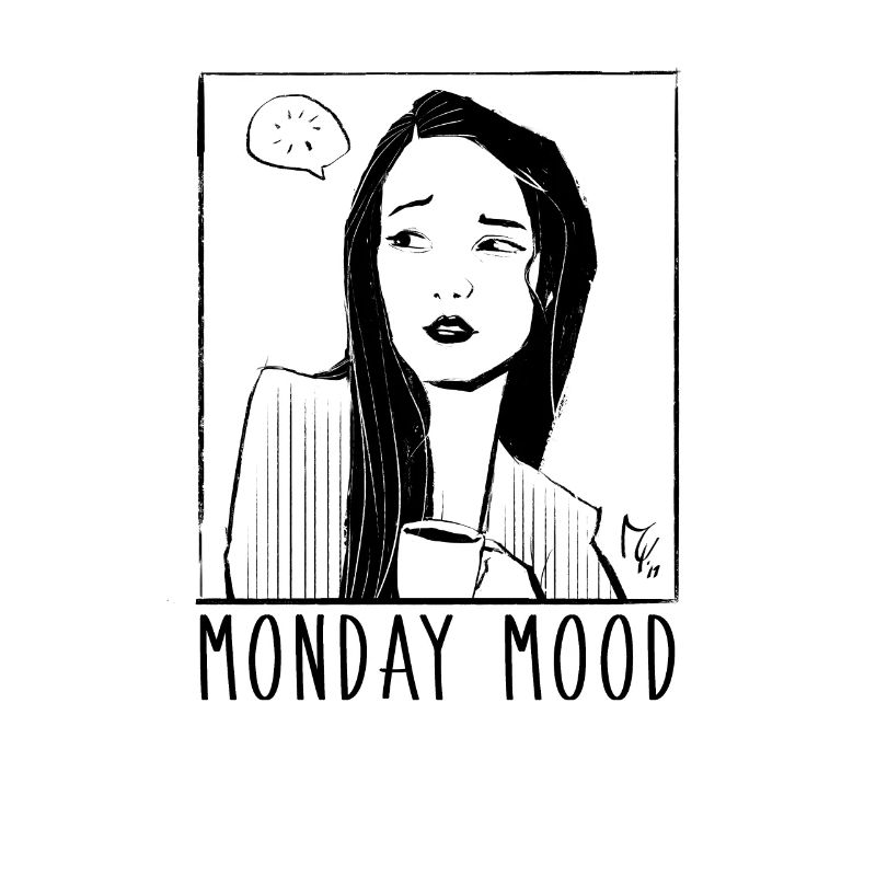 La devise de lundi disant déclaration matin muffle humour