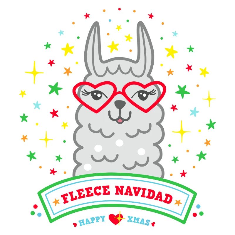 Lama Weihnachtspullover Weihnachtsgeschenk Alpaka