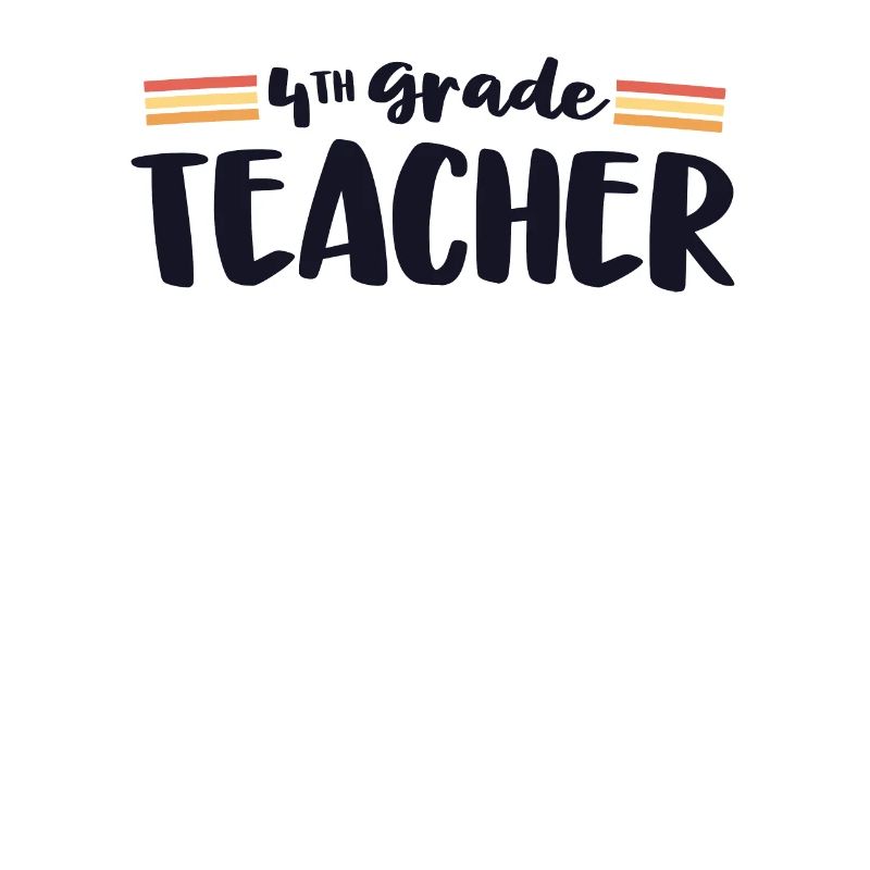 Retro 4th Grade Teacher Fourth Matching 70s Back
