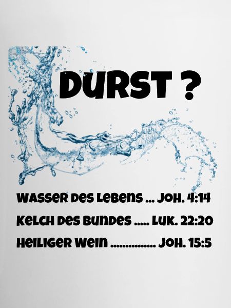 Durst? - schwarz
